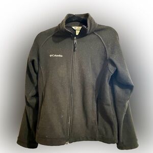 Columbia Charcoal Full-Zip Fleece Jacket small